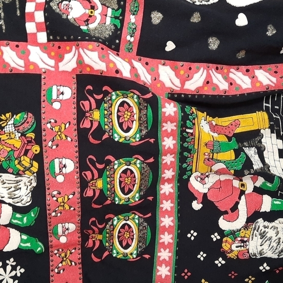 90's Vintage Nut Cracker Santa Sweatshirt - Picture 4 of 5